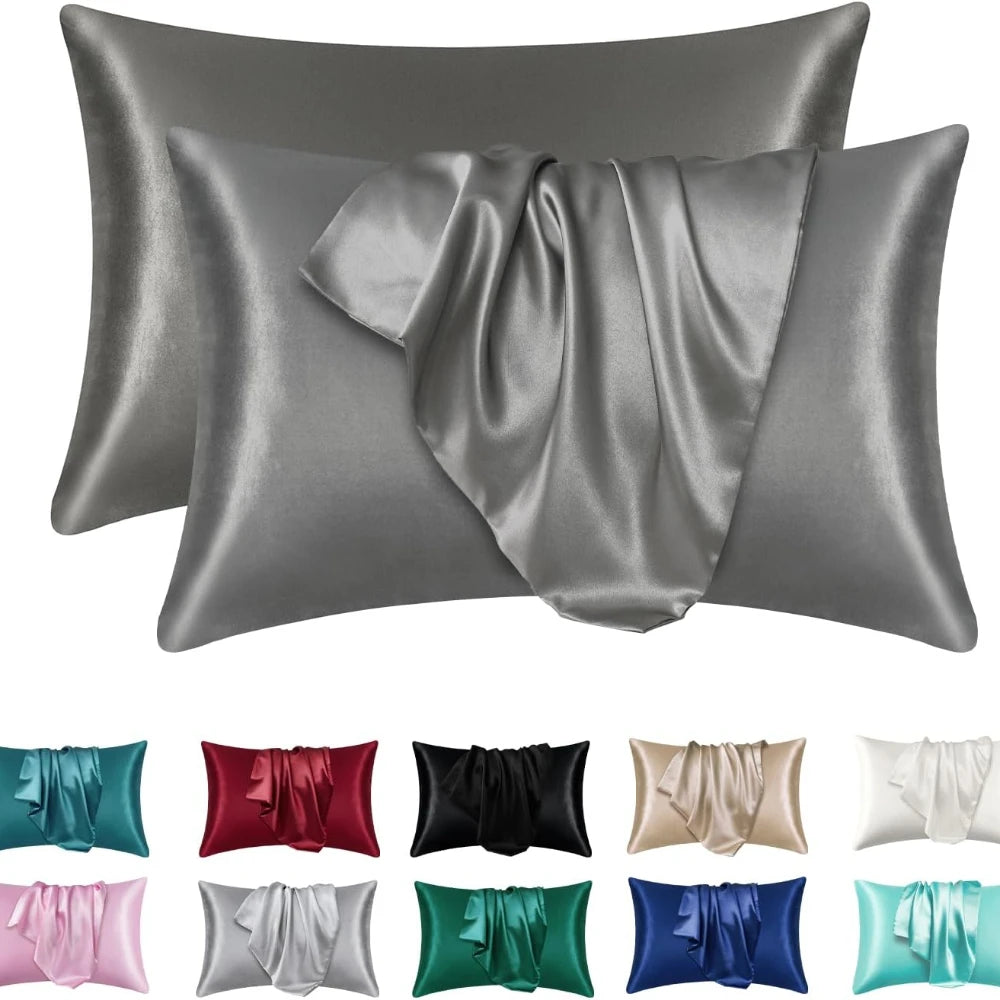 Silky Satin Pillowcase Set (2 Pack)