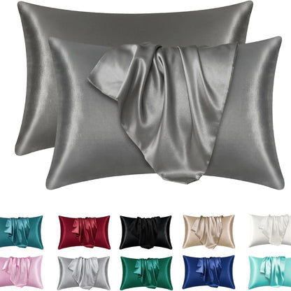 Silky Satin Pillowcase Set (2 Pack)