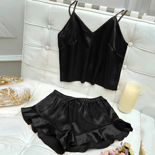 Women's Satin Cami Pajama Set