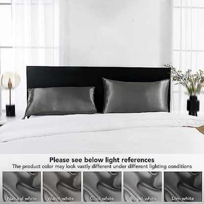 Silky Satin Pillowcase Set (2 Pack)