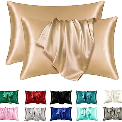 Silky Satin Pillowcase Set (2 Pack)