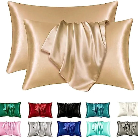 Silky Satin Pillowcase Set (2 Pack)