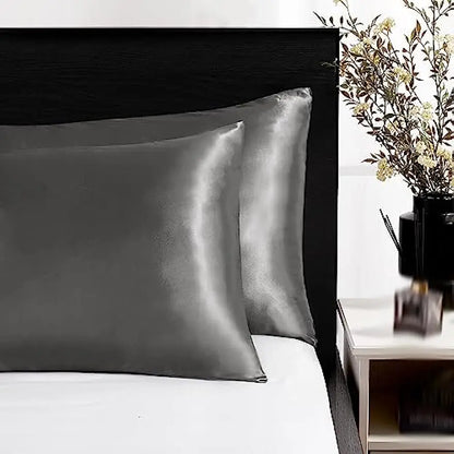 Silky Satin Pillowcase Set (2 Pack)