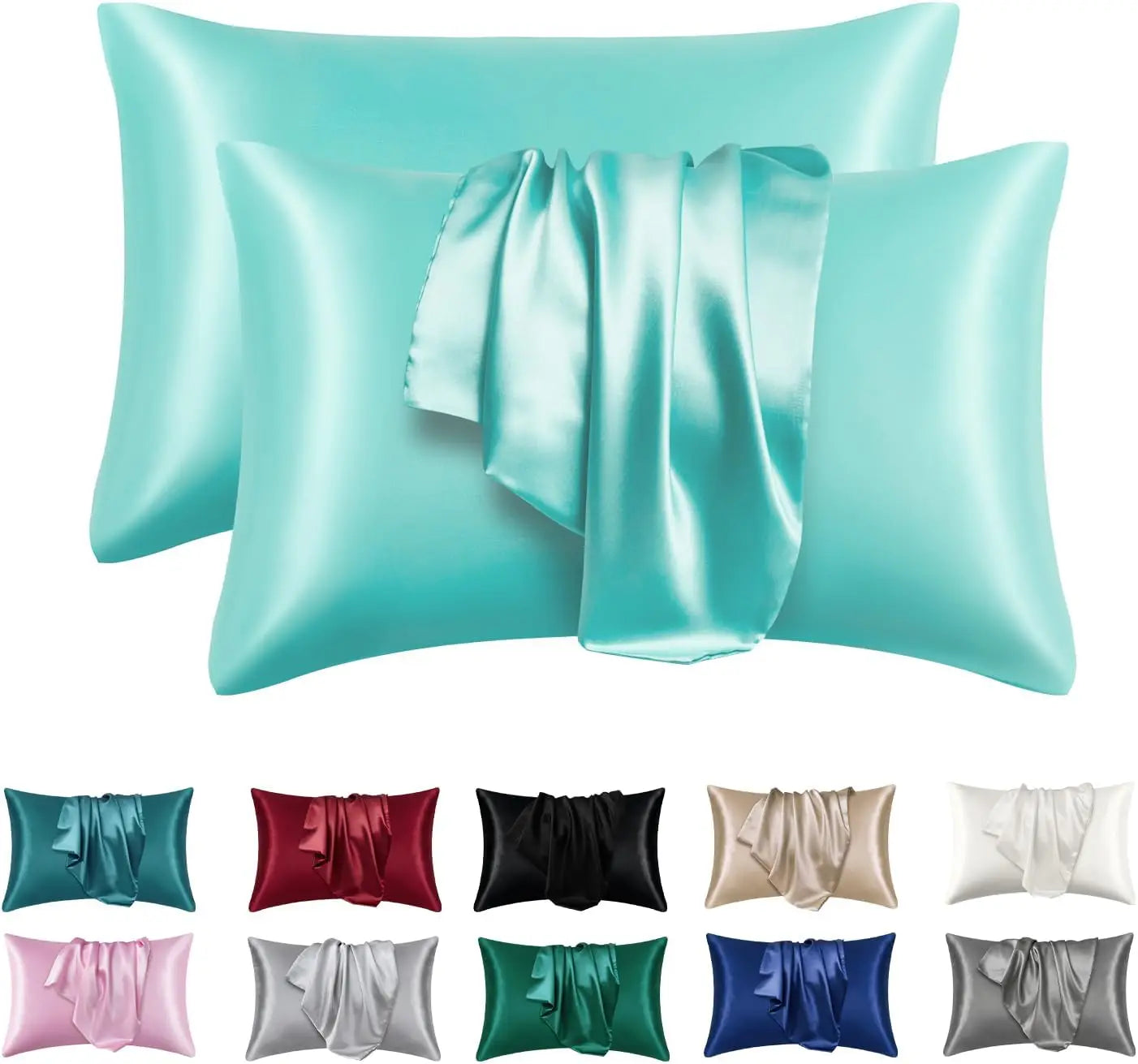 Silky Satin Pillowcase Set (2 Pack)